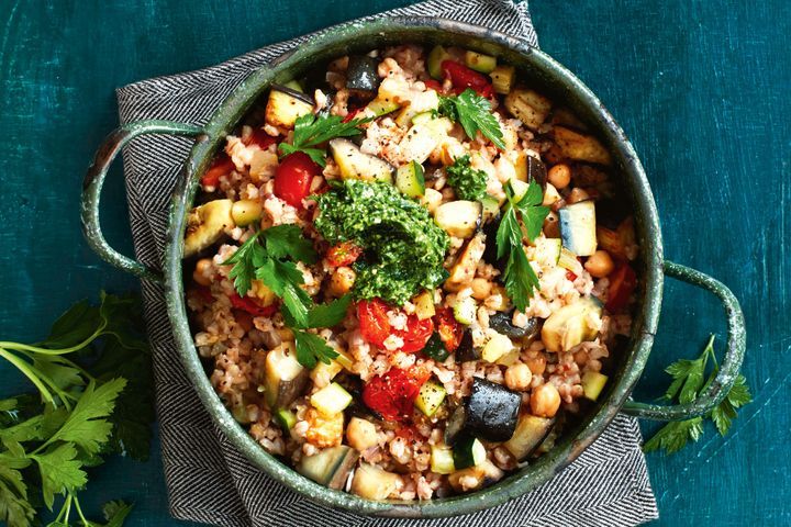 barley-chickpea-and-eggplant-casserole-with-parsley-pesto-150228-2