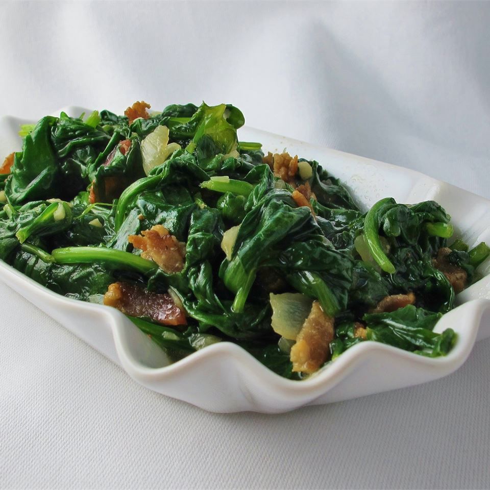 Pan Fried Spinach Recipe