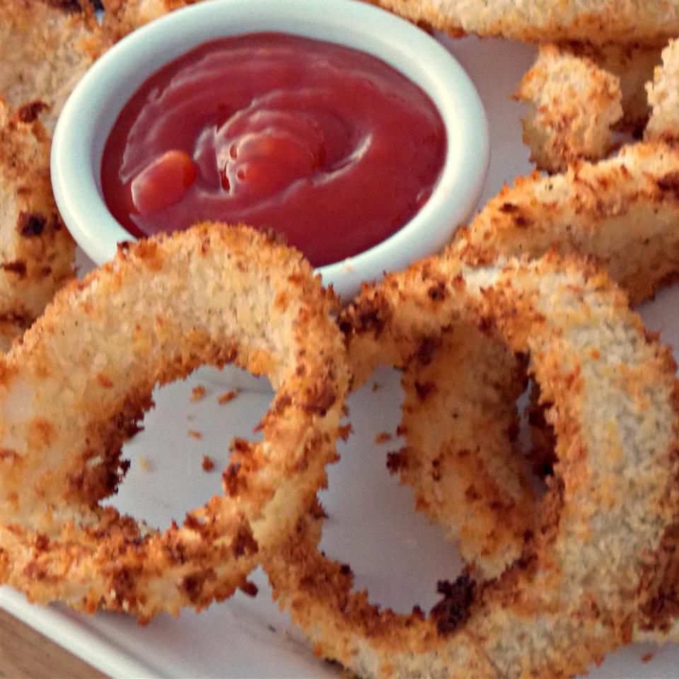 Oven-Baked Onion Rings Recipe