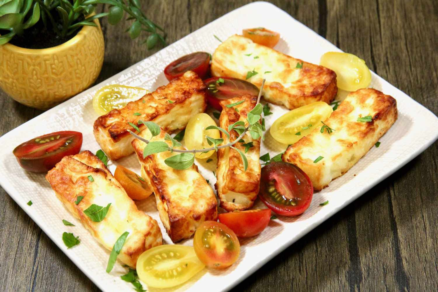 Air Fryer Halloumi Recipe