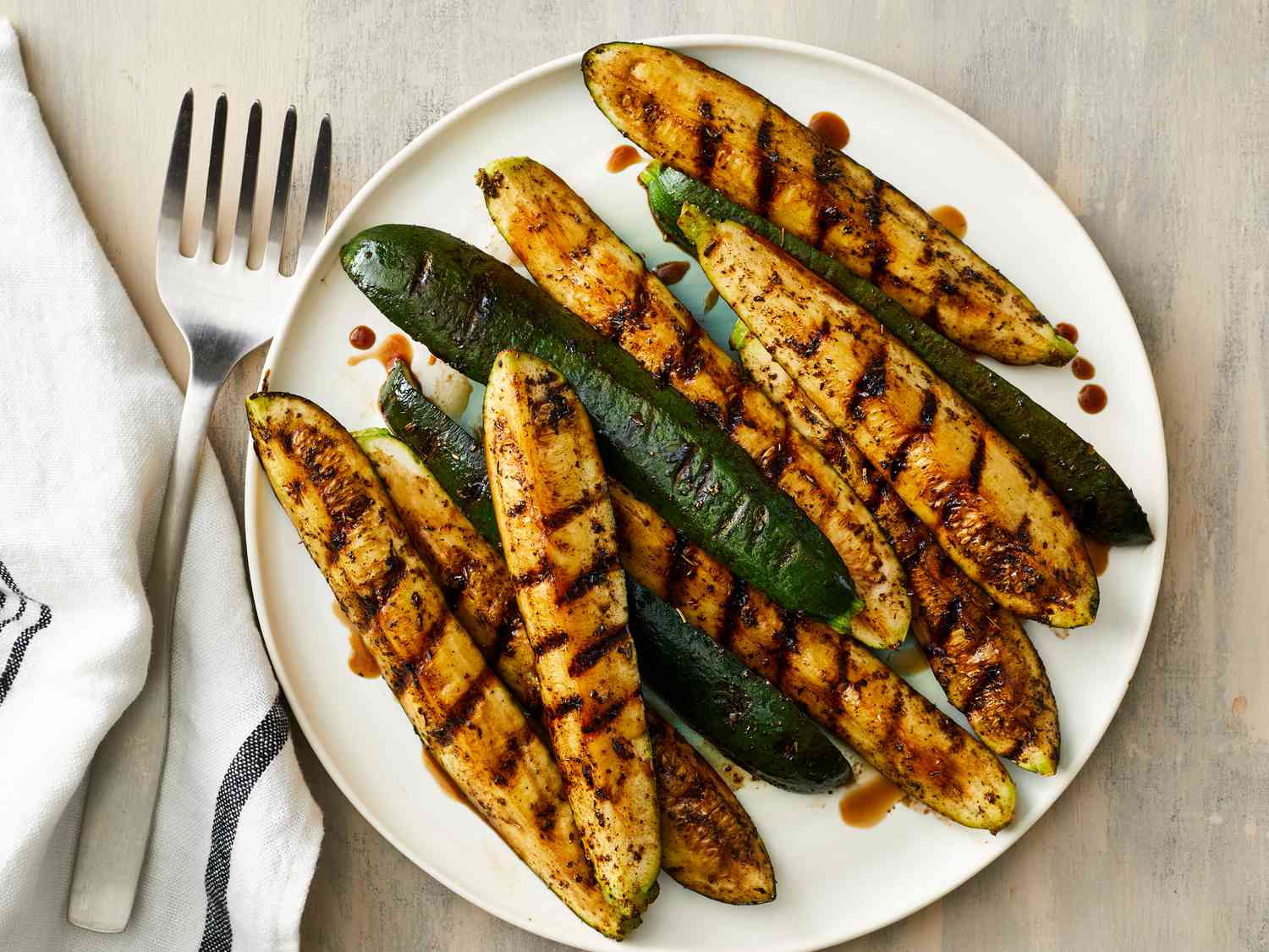 Balsamic Grilled Zucchini Recipe