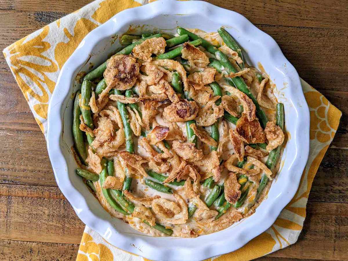 Green Bean Casserole with Frozen Green Beans Recipe