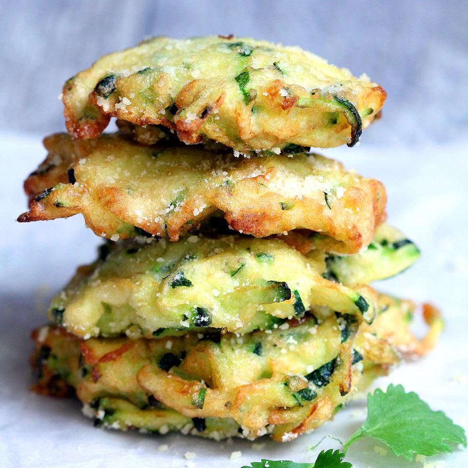 Zucchini Parmesan Fritters Recipe