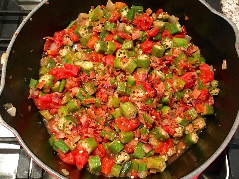 Okra and Tomatoes Recipe