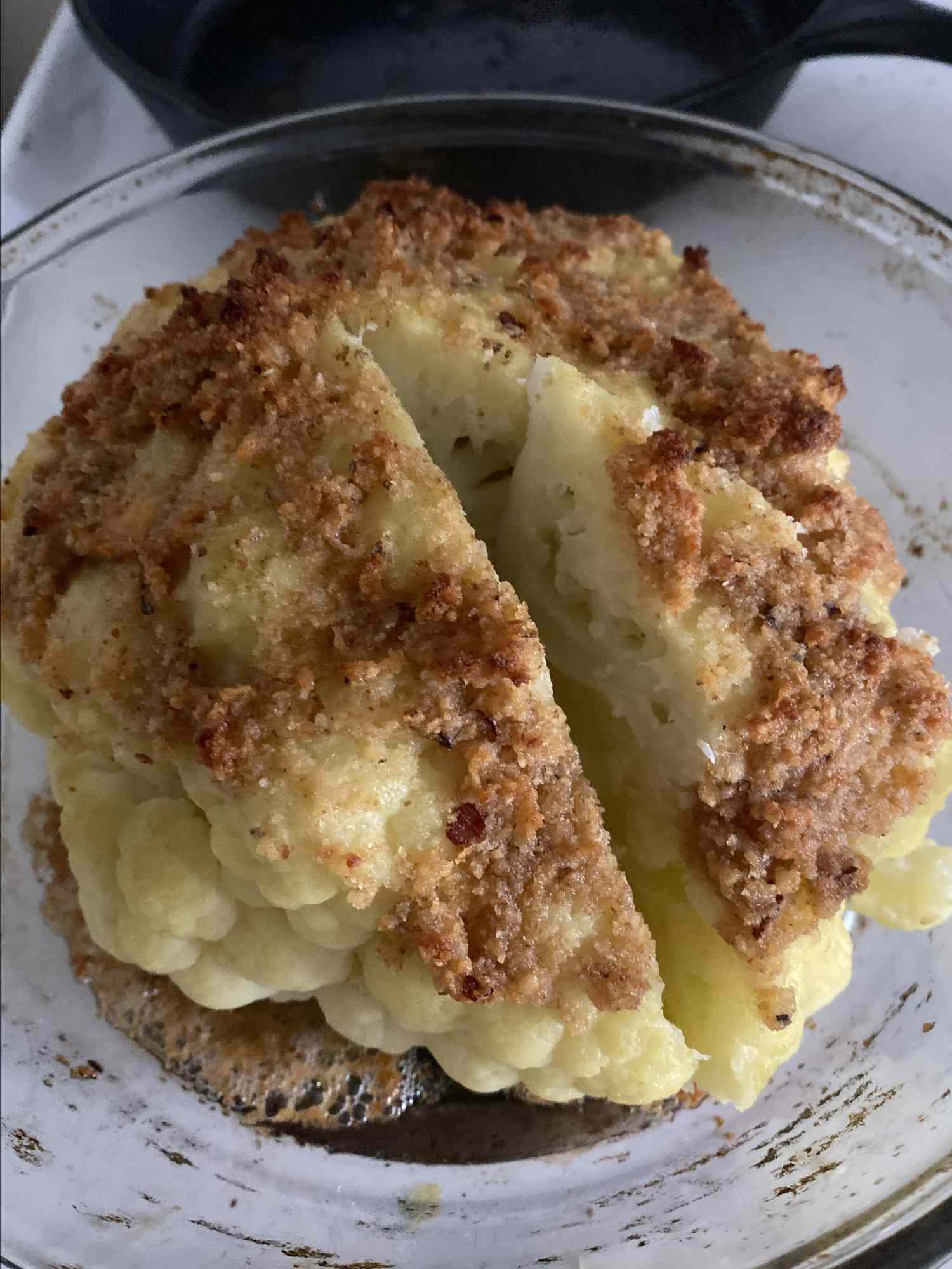 Baked Whole Cauliflower Recipe