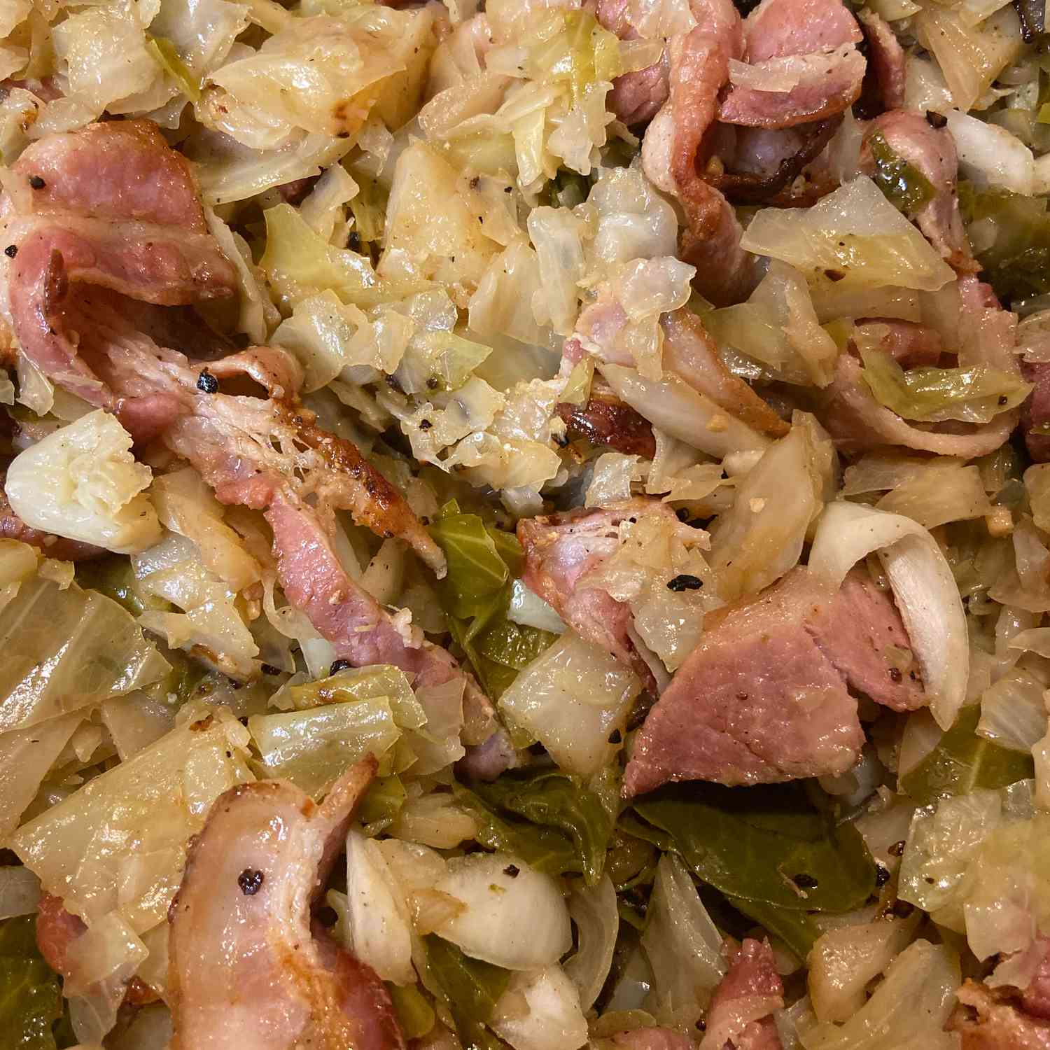 Fried Cabbage with Bacon Recipe