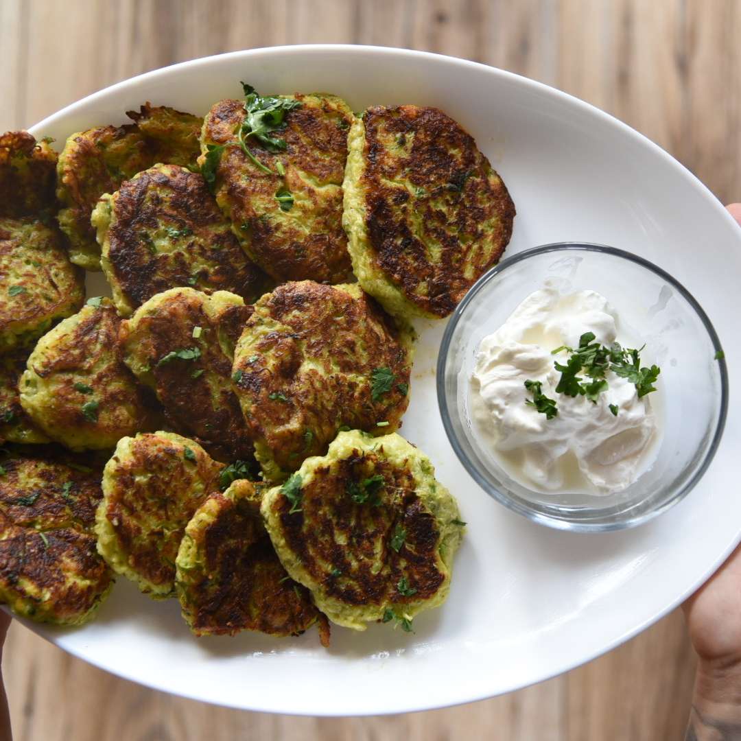 Mom's Zucchini Pancakes Recipe