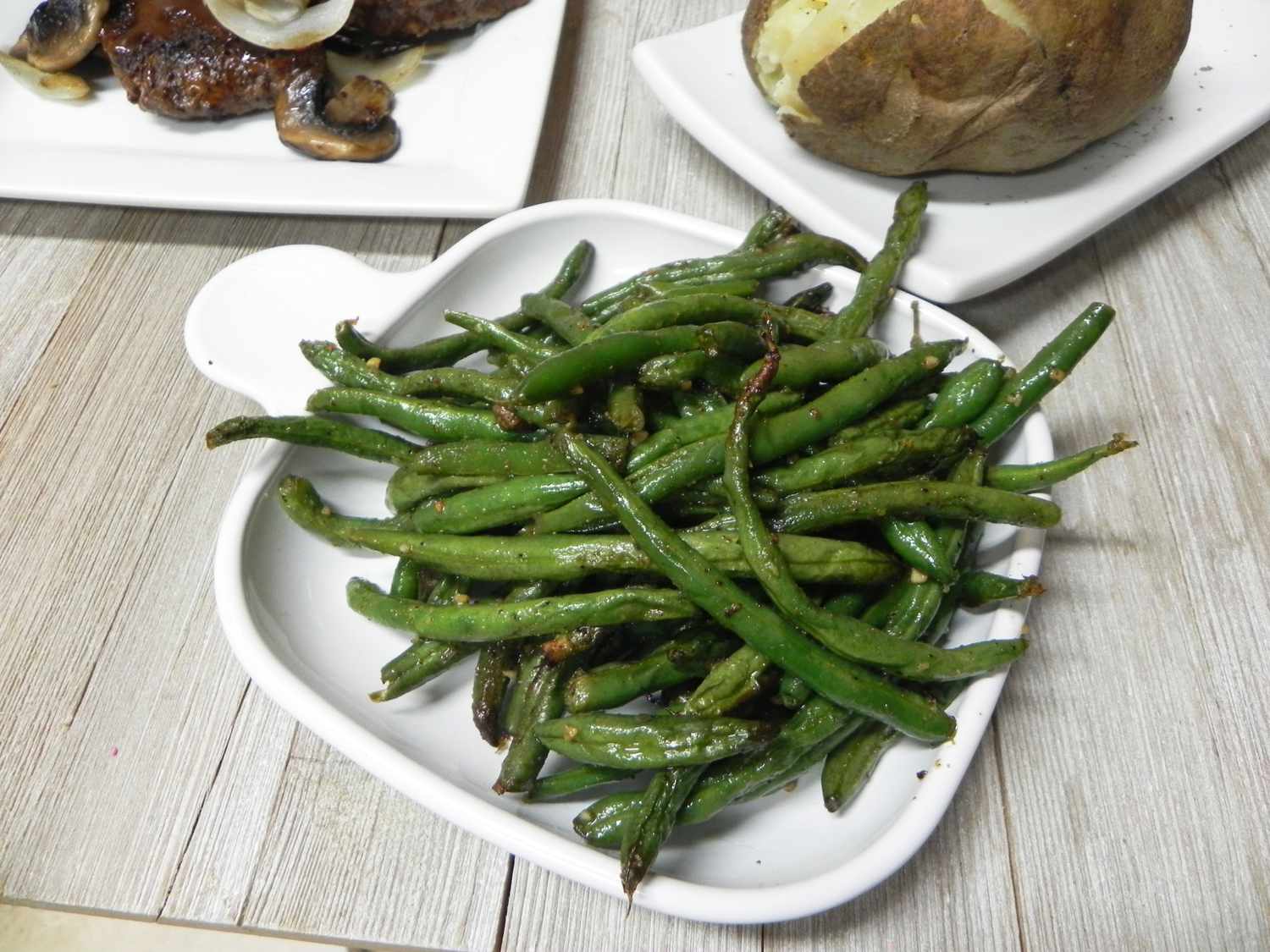 Air Fryer Garlic Green Beans Recipe