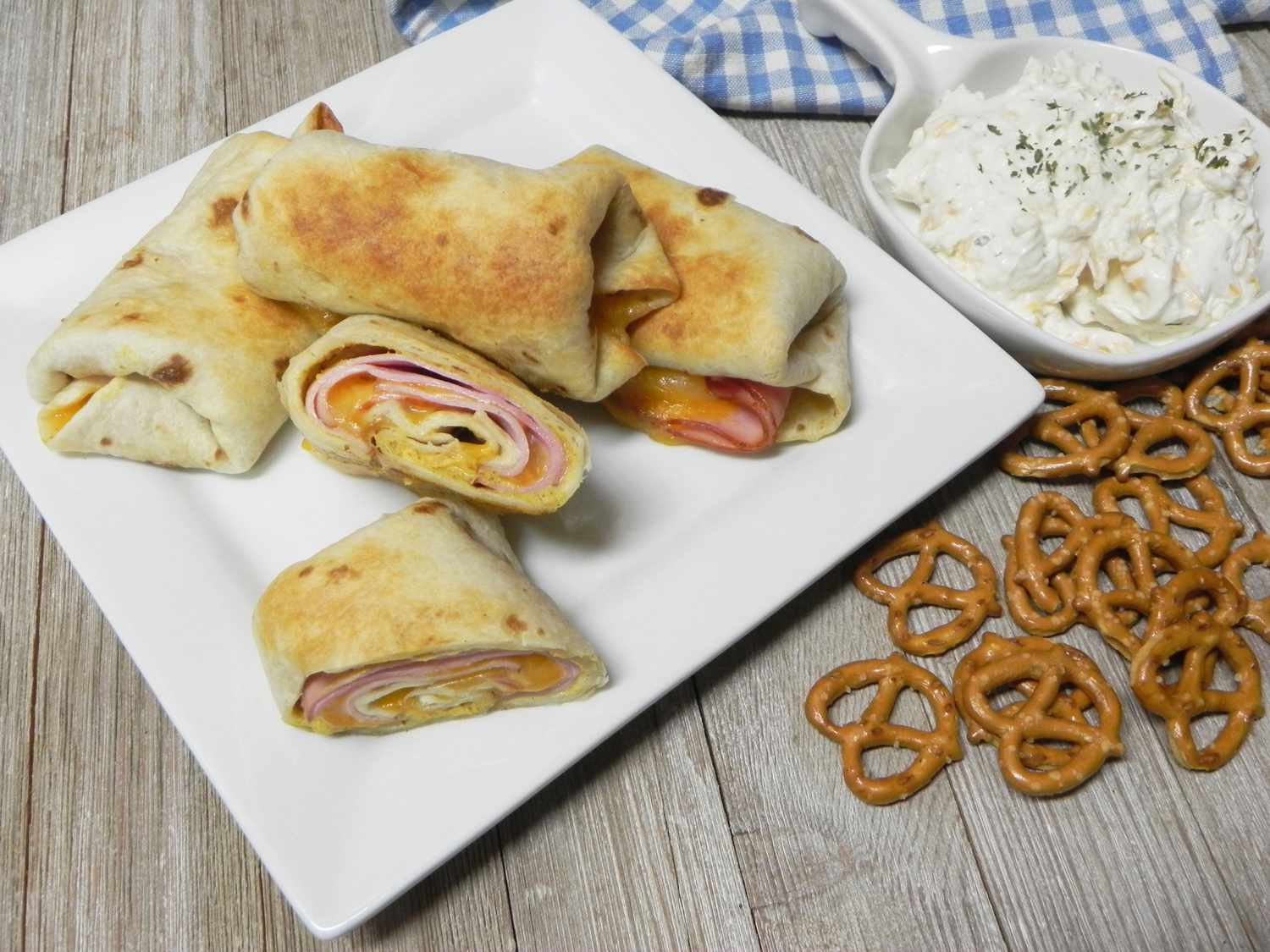 Air Fryer Ham and Cheese Wraps Recipe