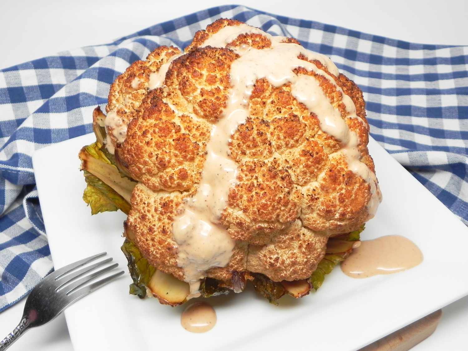 Whole Smoked Cauliflower