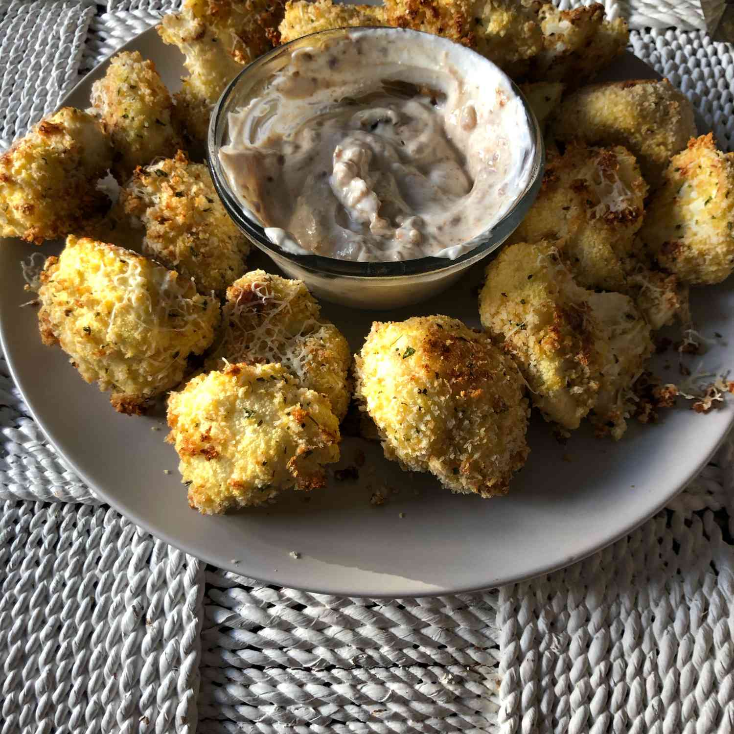 Baked Breaded Cauliflower Recipe