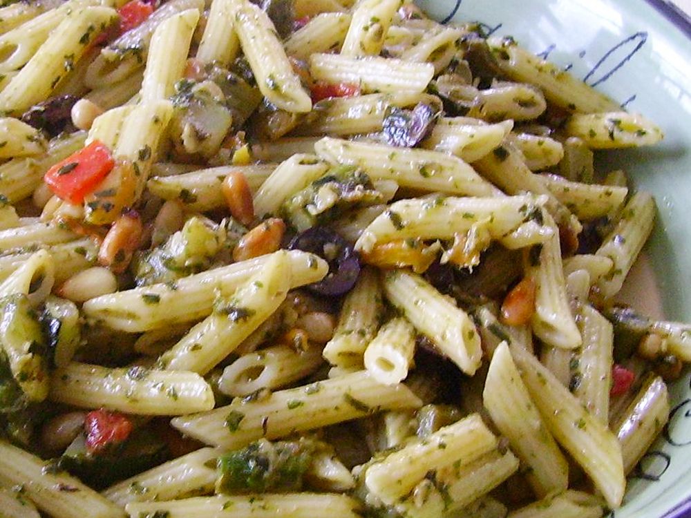 Pesto Penne Primavera Recipe