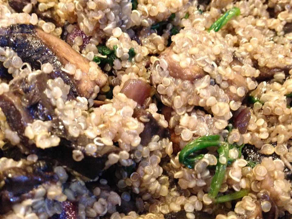 Quinoa with Mushrooms Recipe