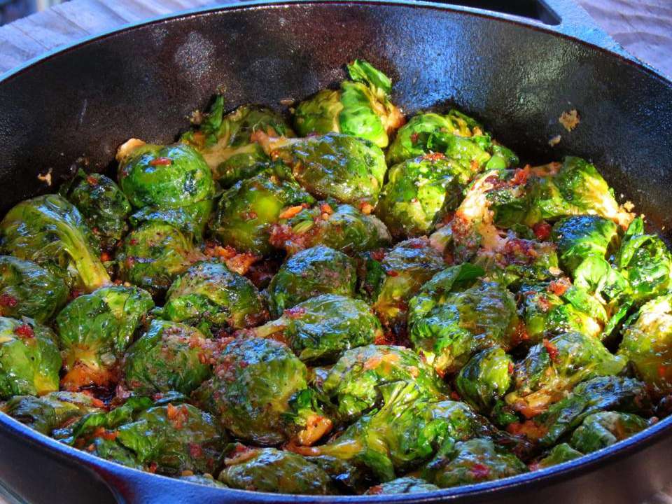 Pan Fried Brussels Sprouts Recipe