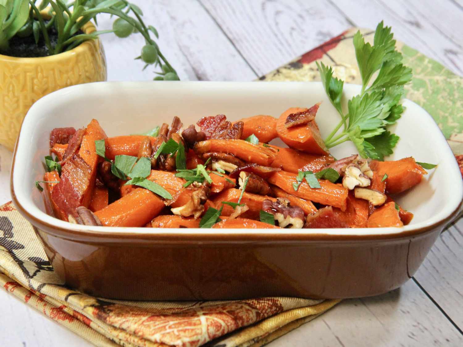 Maple Glazed Carrots with Bacon Recipe