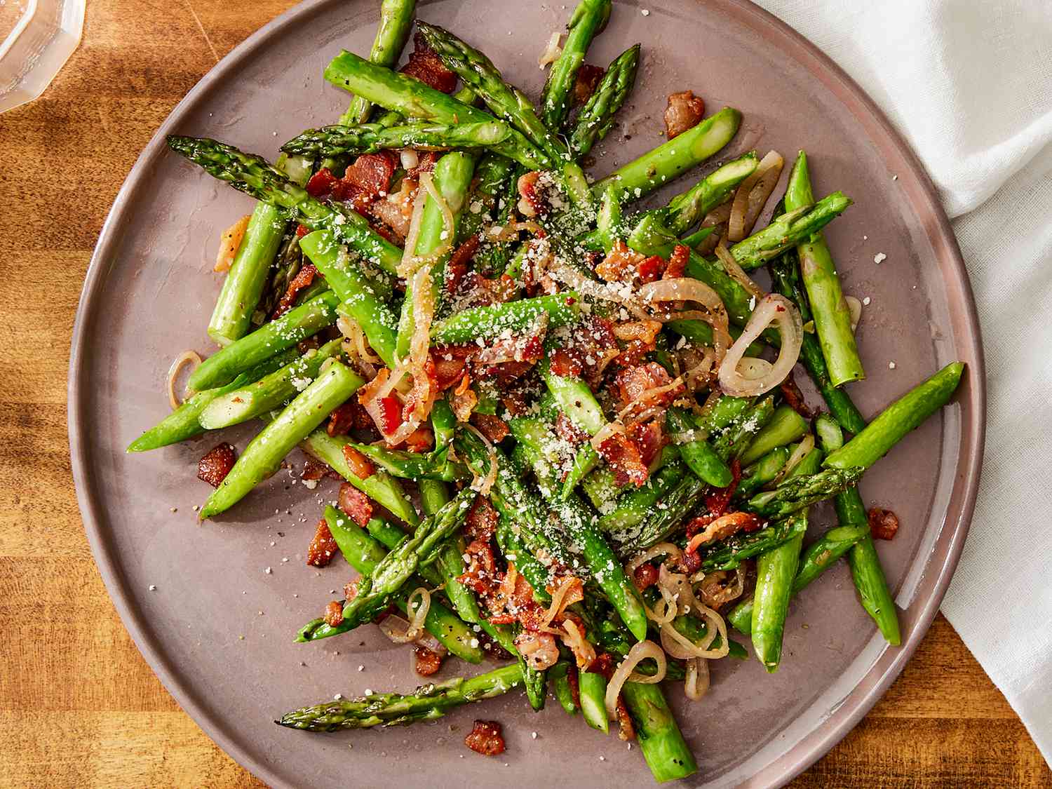 Fried Asparagus with Bacon Recipe