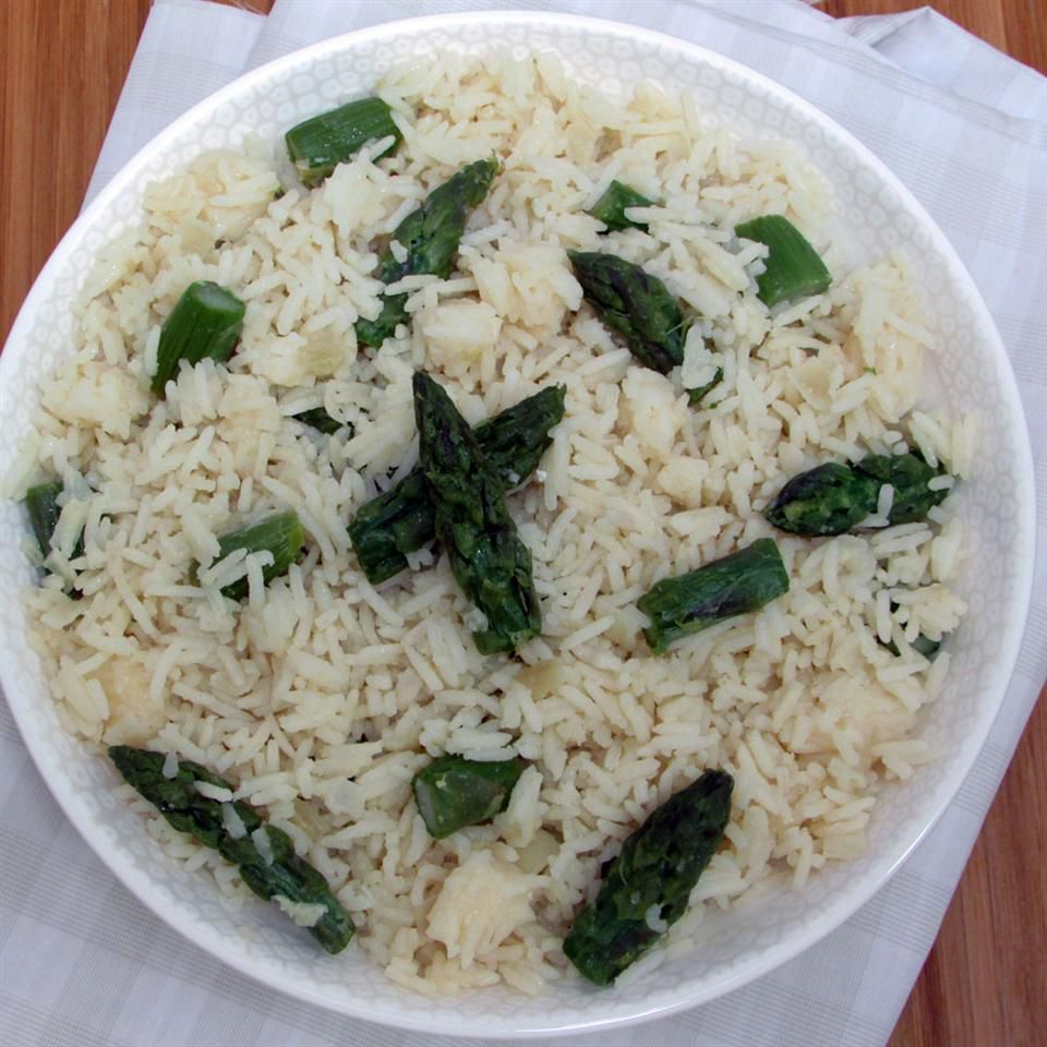 Parmesan Asparagus Rice