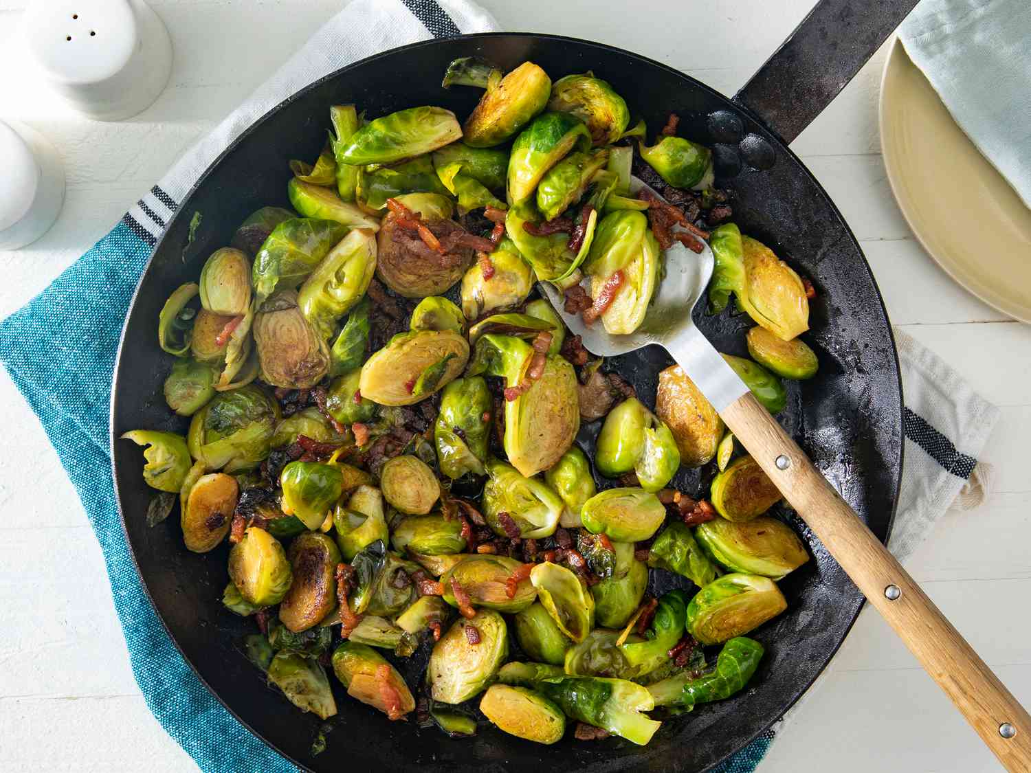 Skillet-Braised Brussels Sprouts Recipe