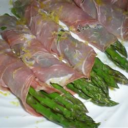 Cold Asparagus with Prosciutto and Lemon Recipe