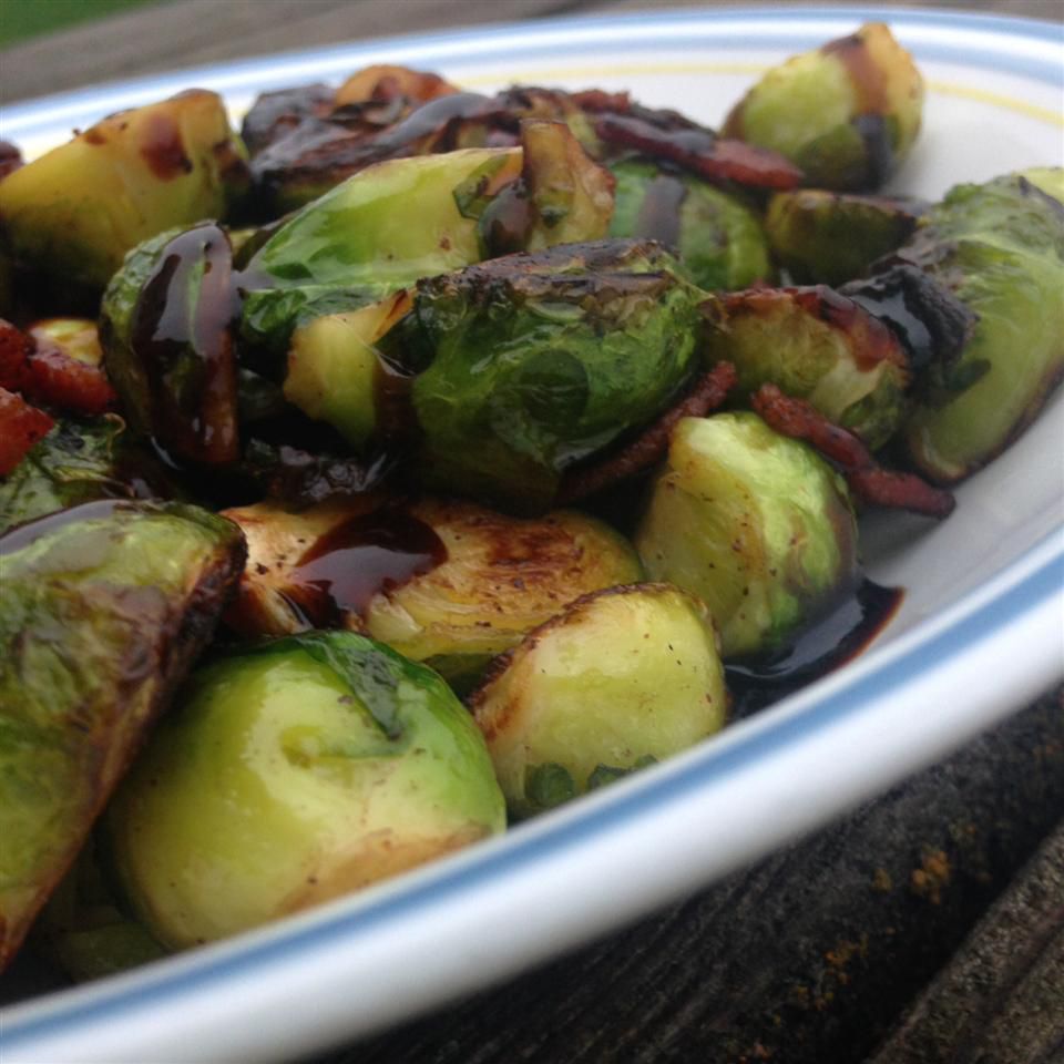 Brussels Sprouts with Bacon and Balsamic Recipe