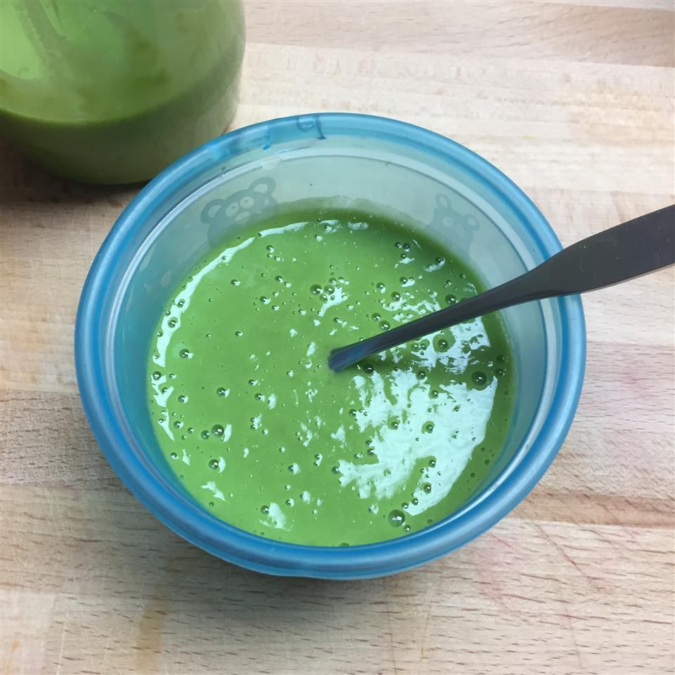 First Baby Food: Peas Recipe