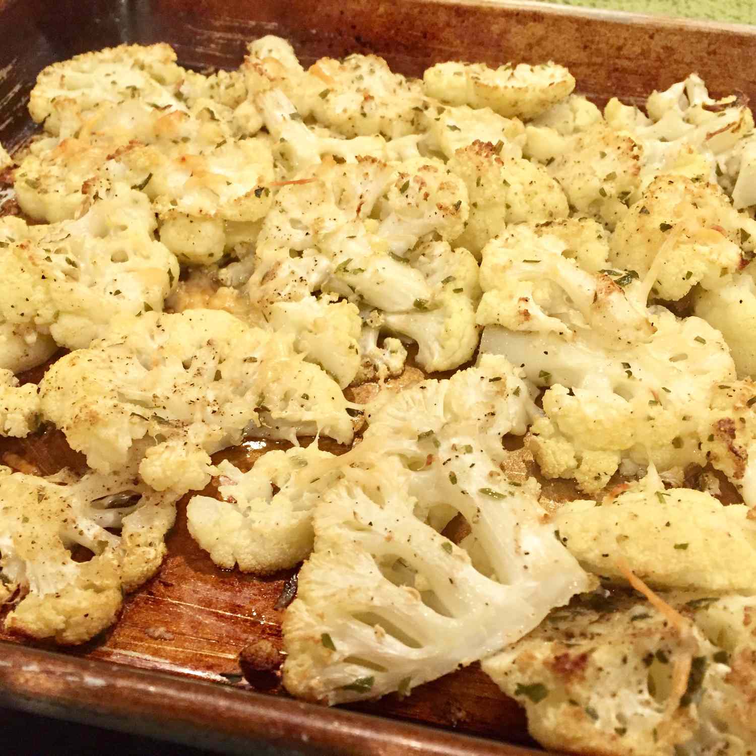 Parmesan-Roasted Cauliflower Recipe