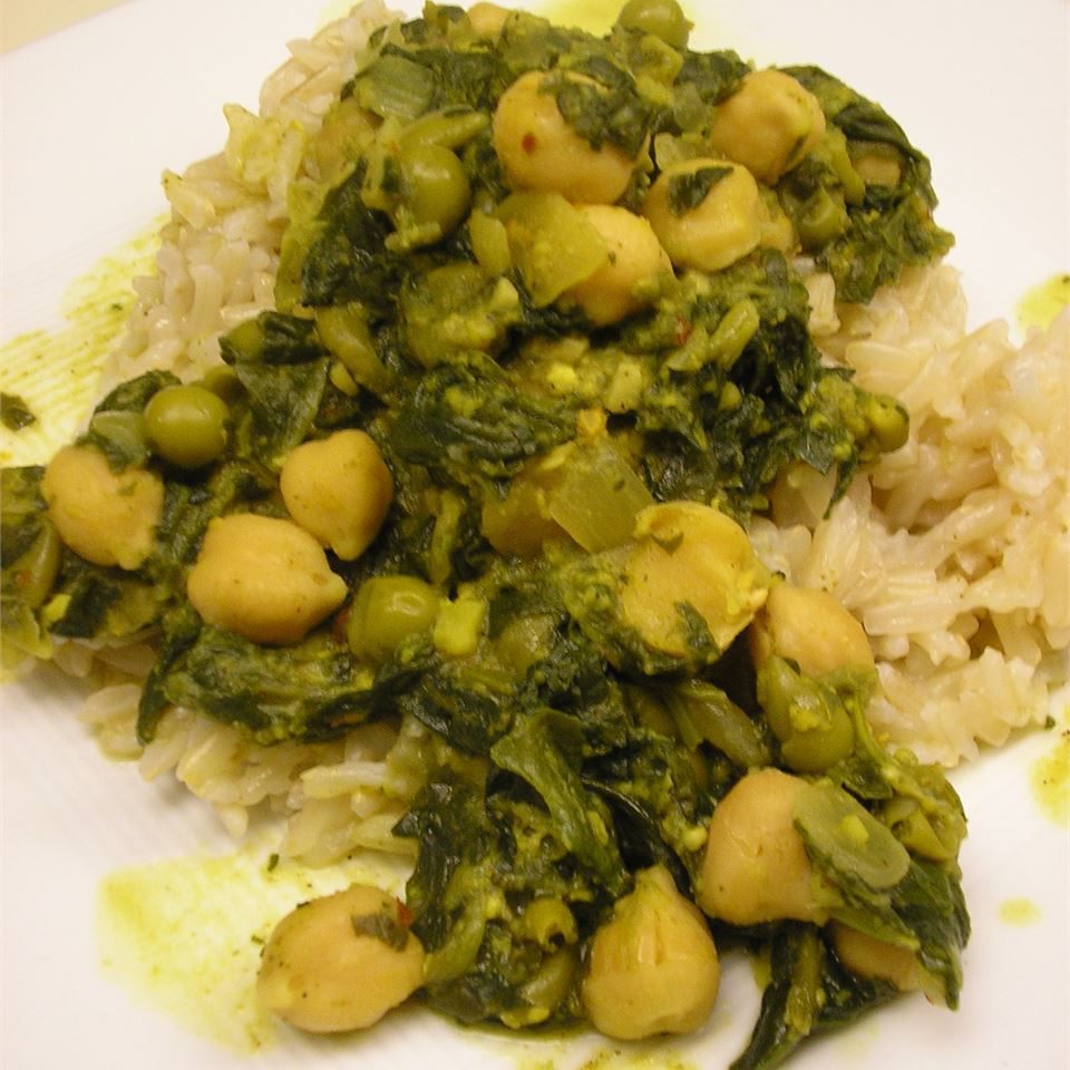 Chole Saag Recipe