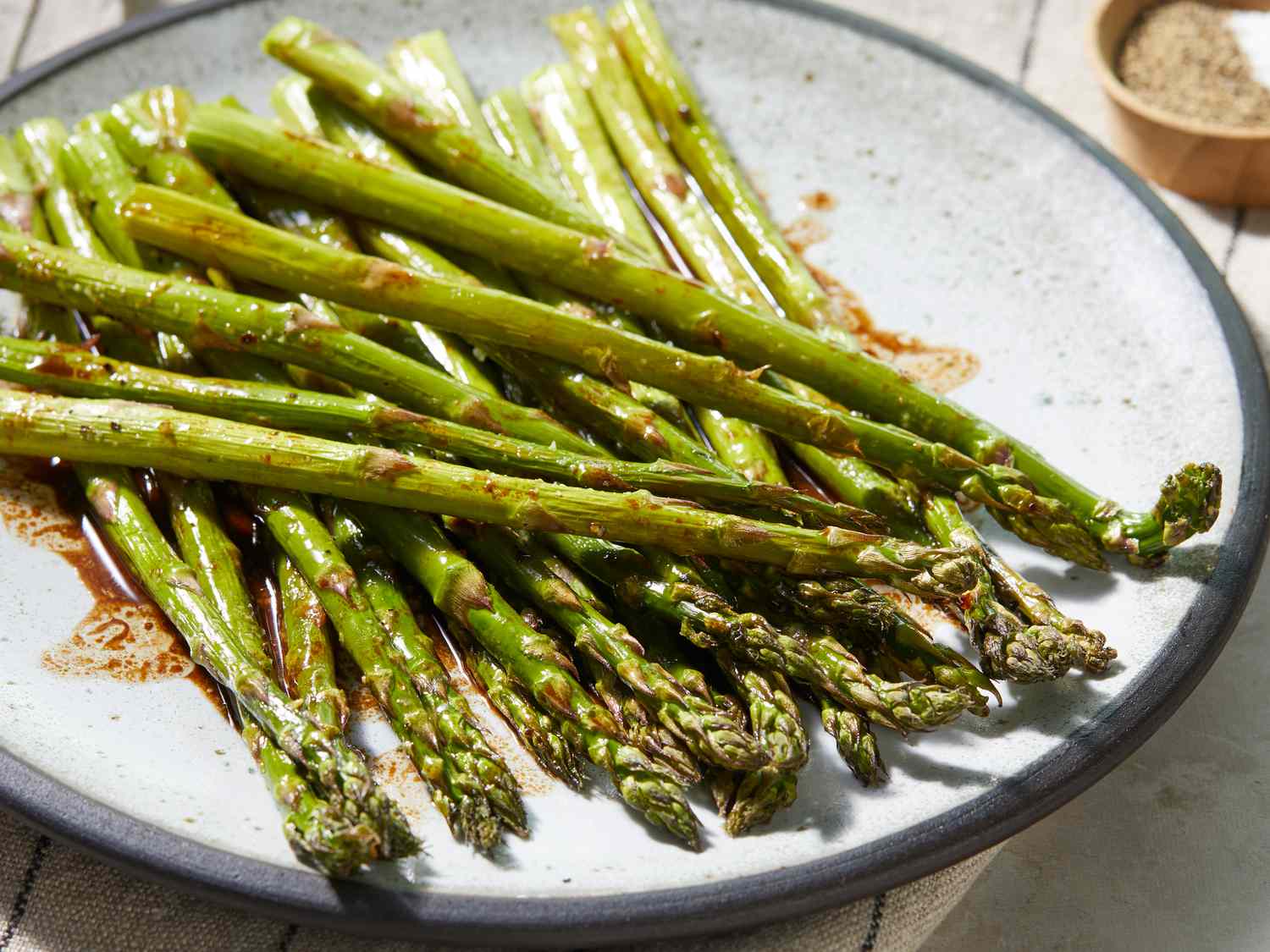 Baked Asparagus with Balsamic Butter Sauce Recipe