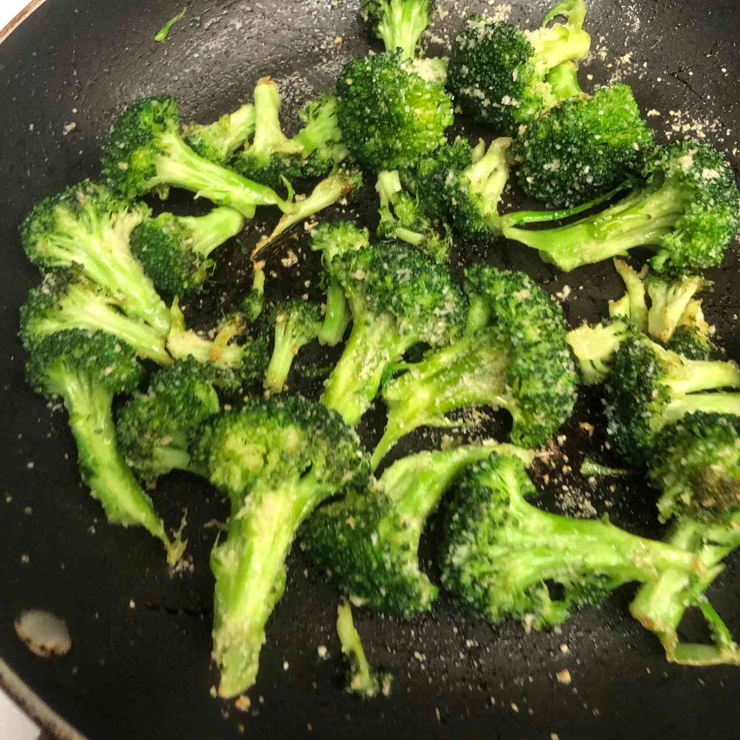 Garlic Roasted Broccoli with Parmesan Cheese Recipe