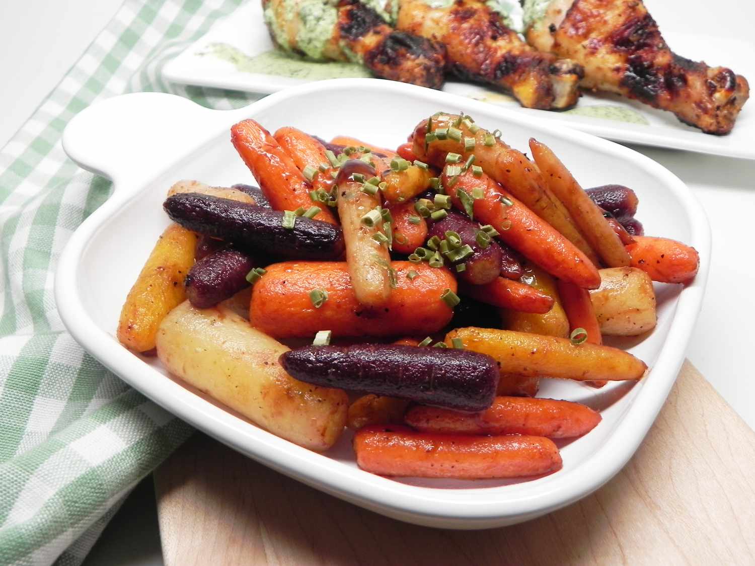 Air-Fried Carrots with Balsamic Glaze Recipe