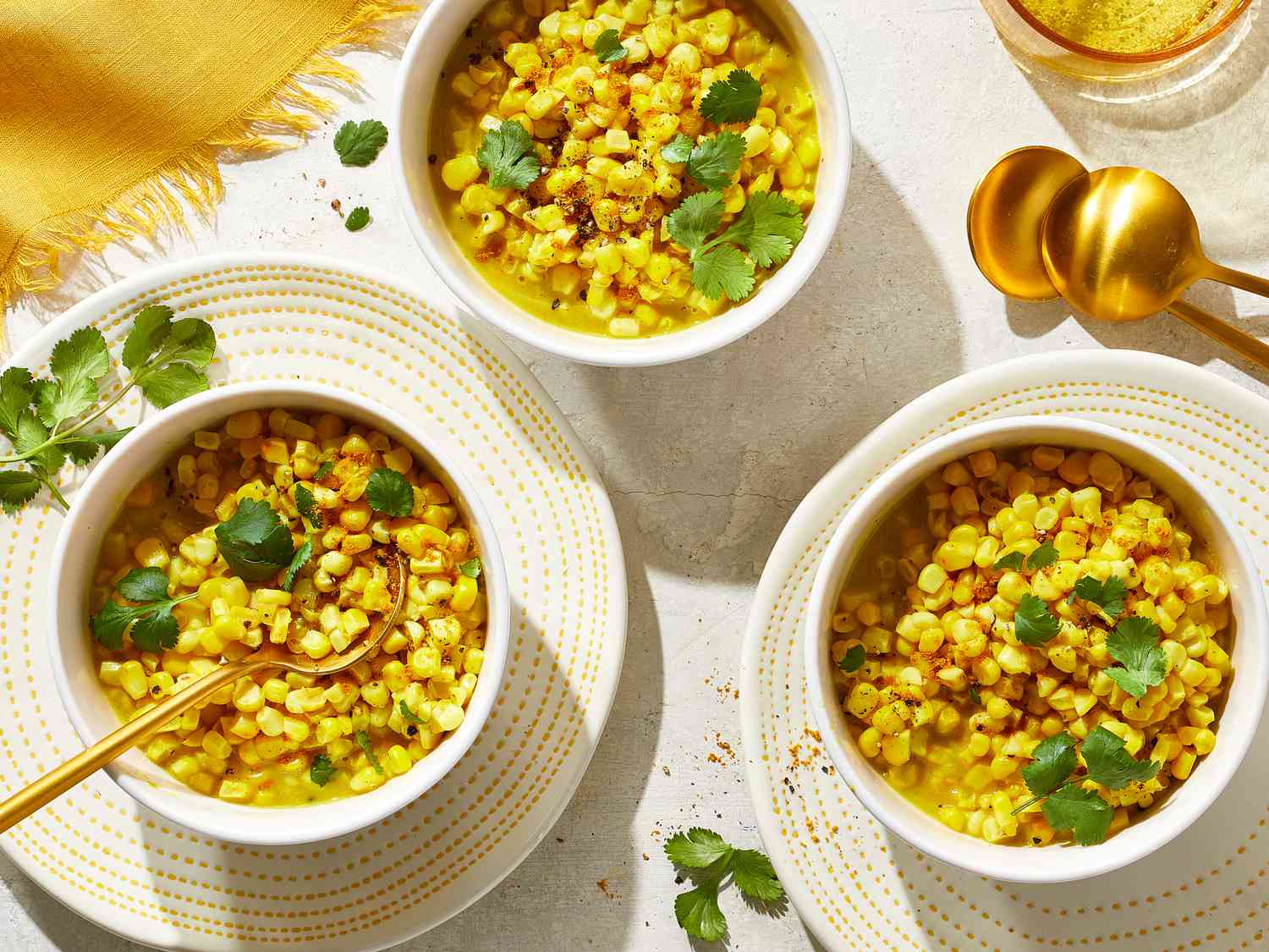 Curried Corn with Coconut Milk Recipe