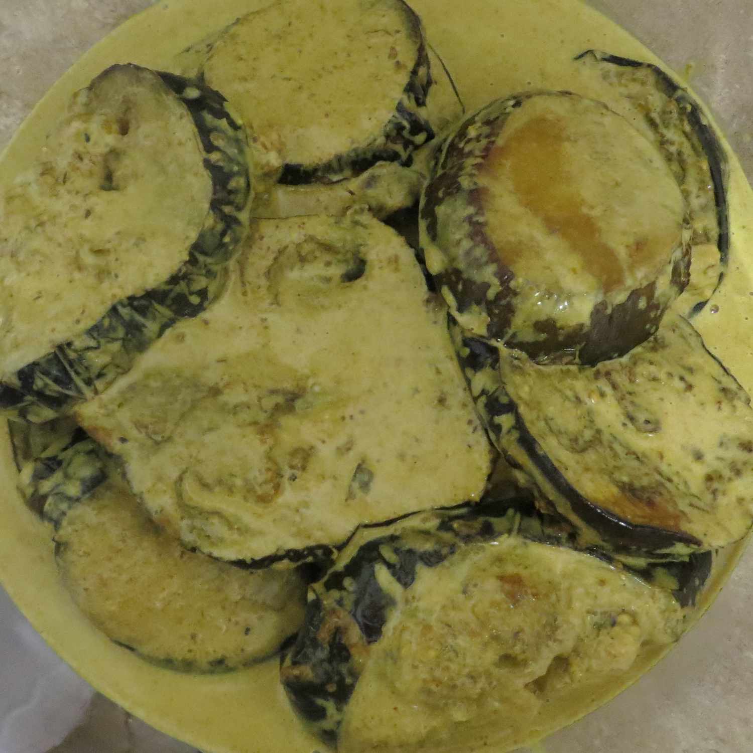 Brinjal (Eggplant) in Coconut Milk Recipe