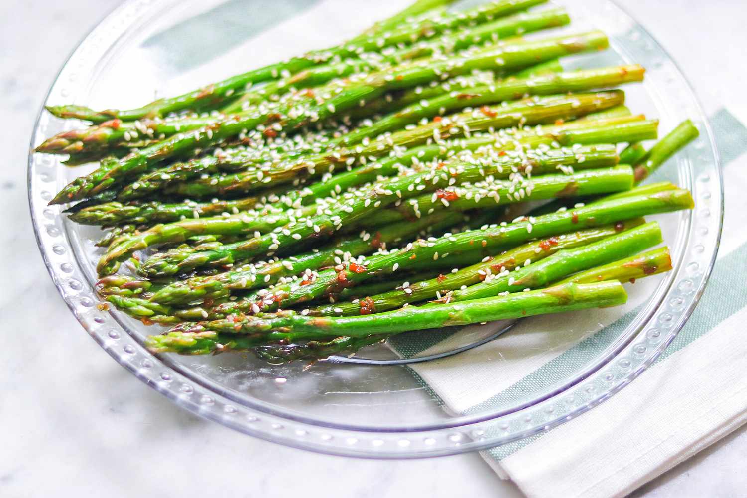 Grilled Soy-Sesame Asparagus Recipe