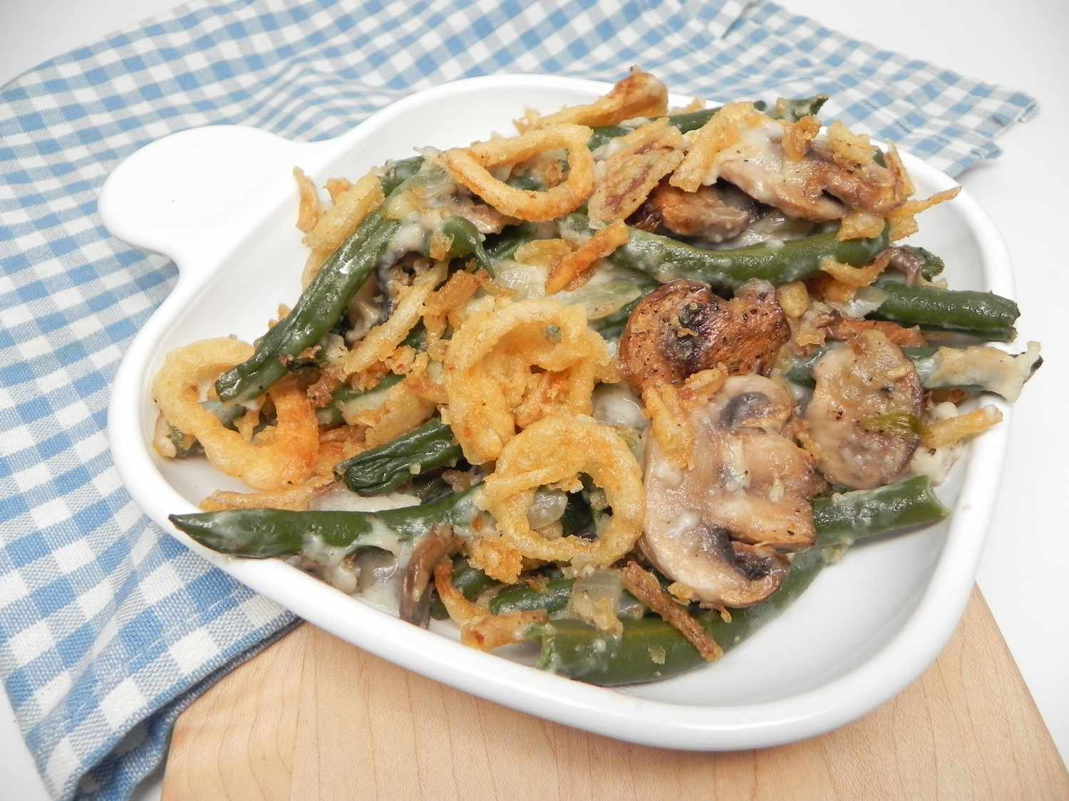 Green Bean Casserole with Fresh Beans Recipe