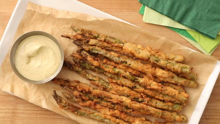 Fried Asparagus Sticks Recipe