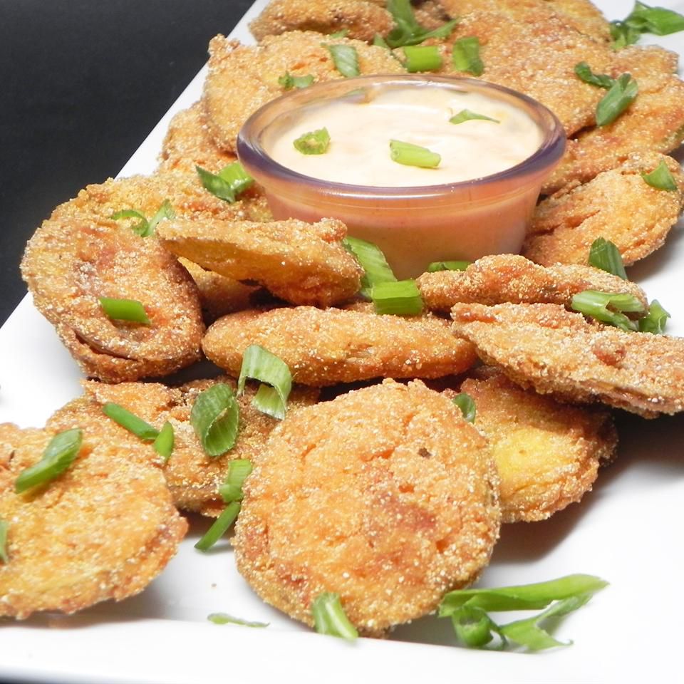 Easy Southern Fried Green Tomatoes Recipe