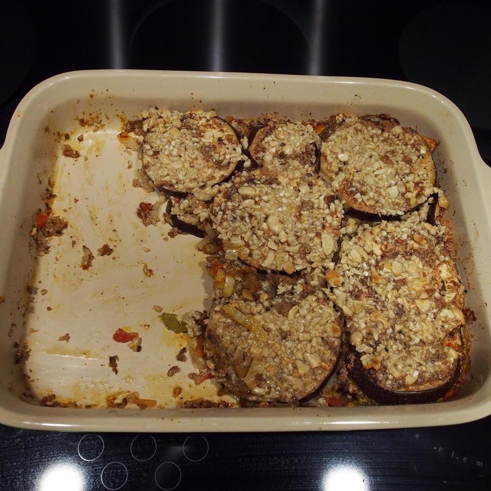 Baked Eggplant with Cashews Recipe