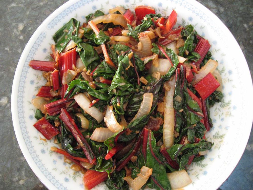 Pan Fried Swiss Chard Recipe