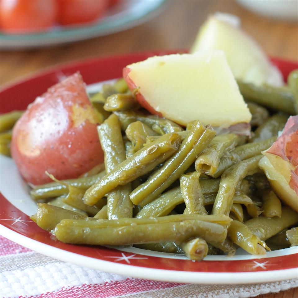 Country Style Green Beans with Red Potatoes Recipe