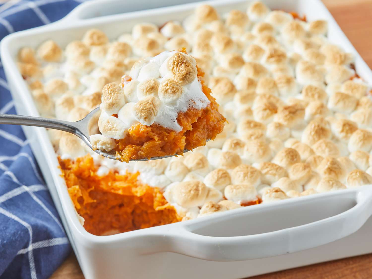 Mashed Sweet Potatoes with Marshmallows Recipe