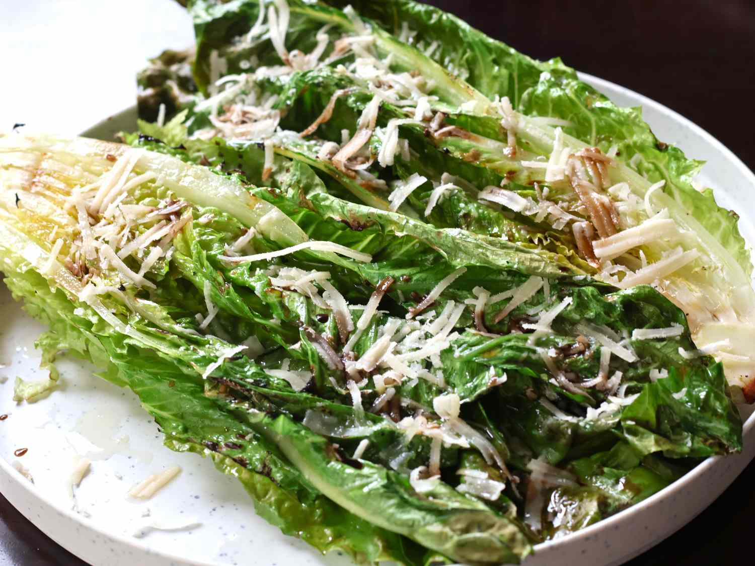 Grilled Hearts of Romaine