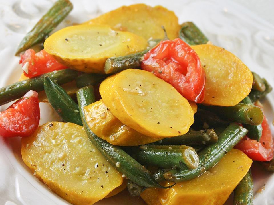 Squash and Green Bean Saute Side Dish Recipe