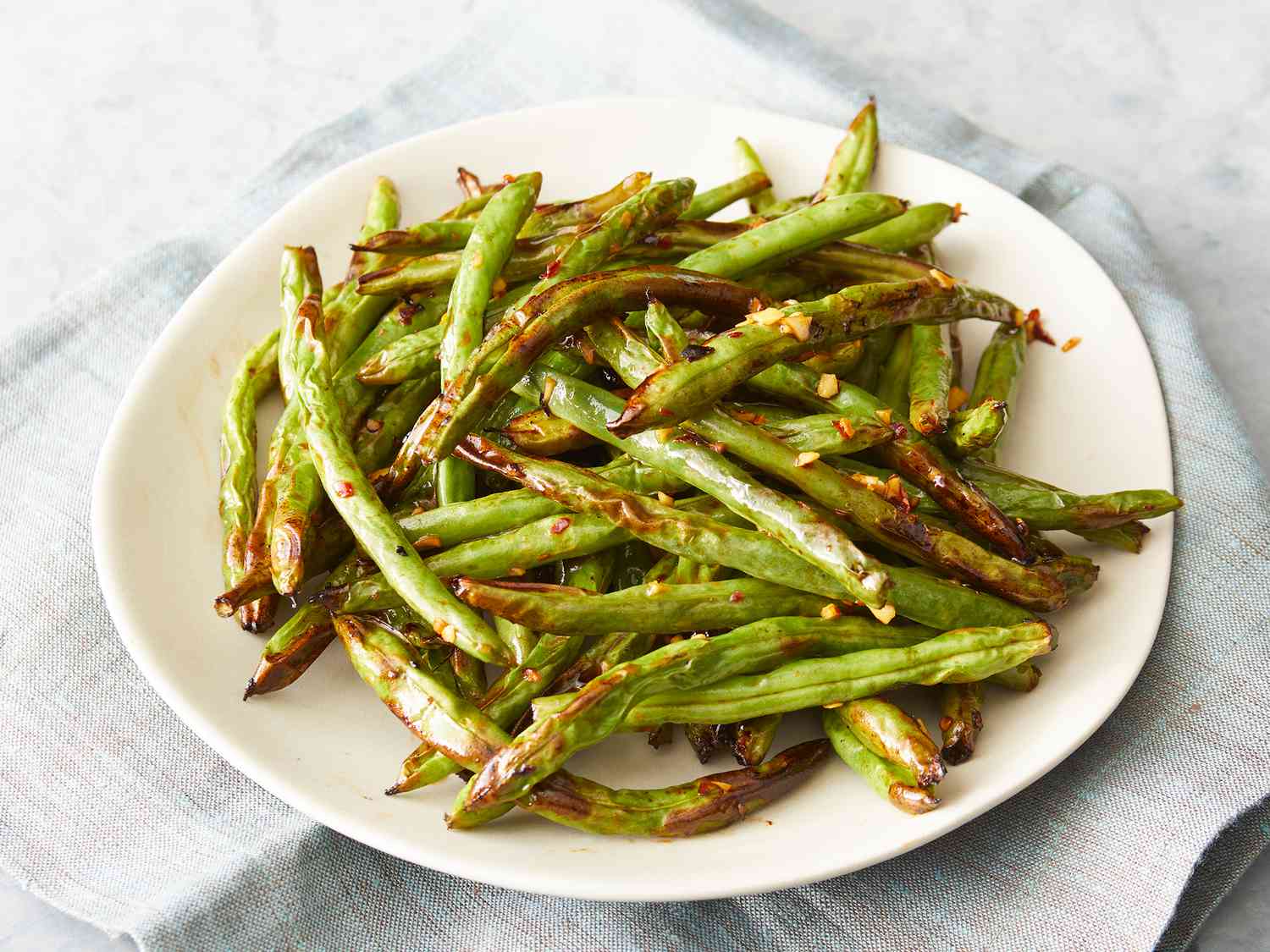 Spicy Air Fryer Green Beans Recipe