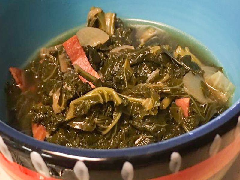 Pressure Cooker Kale Greens Recipe