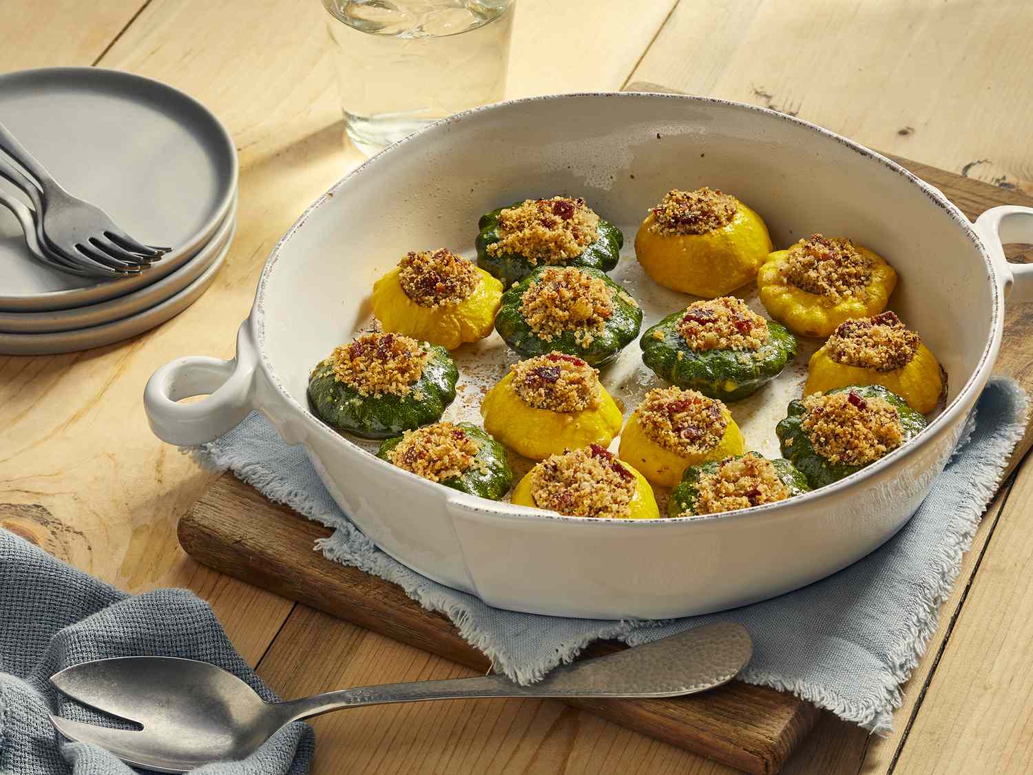 Stuffed Pattypan Squash Recipe