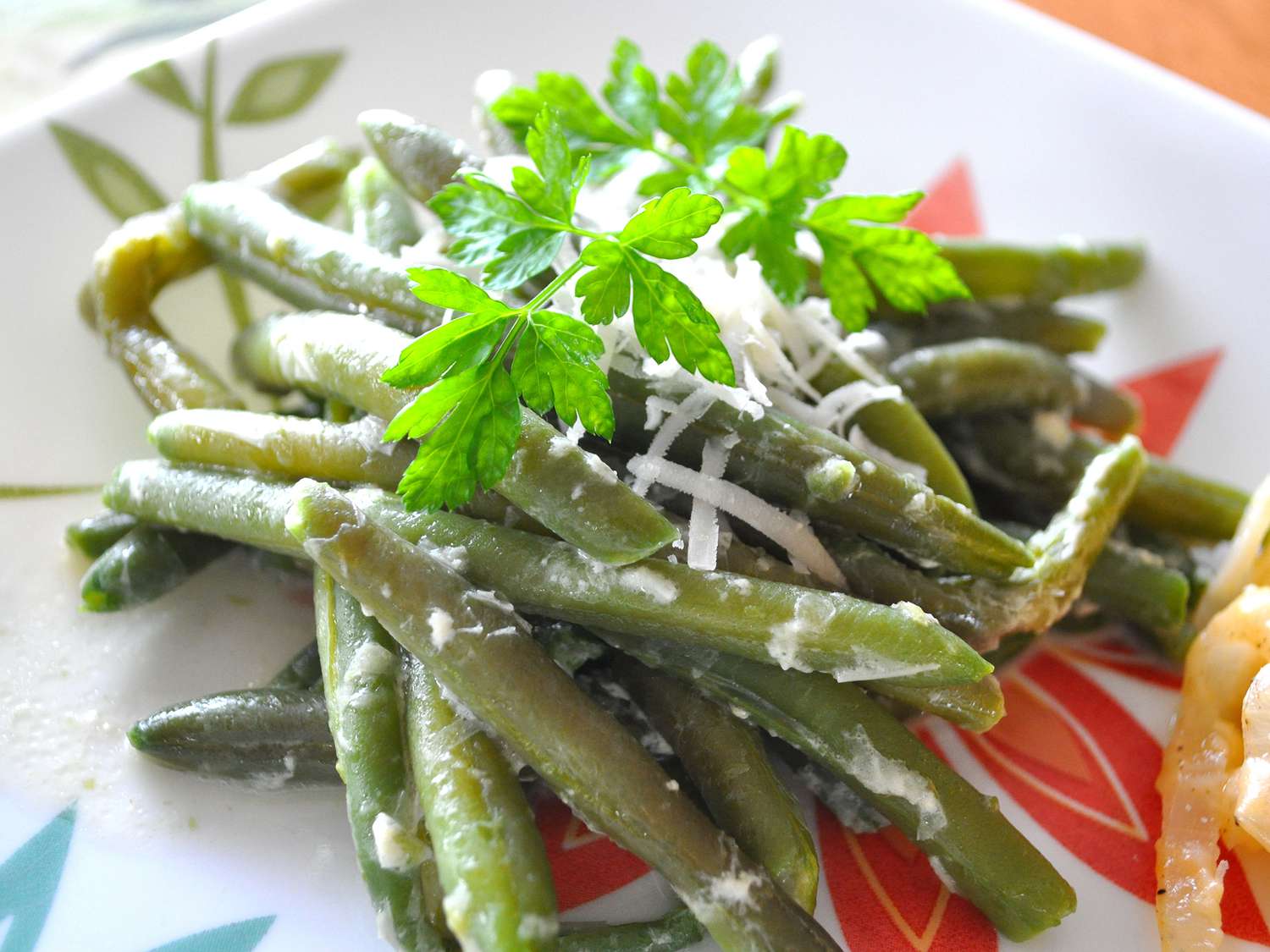 Creamy Green Beans Parmesan Recipe