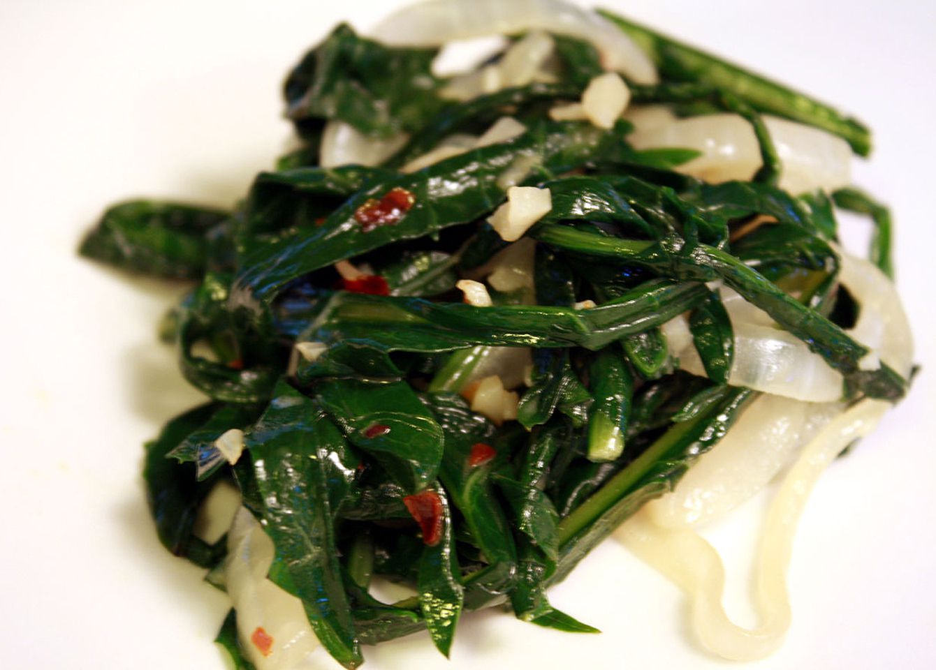 Dandelion Greens with a Kick Recipe