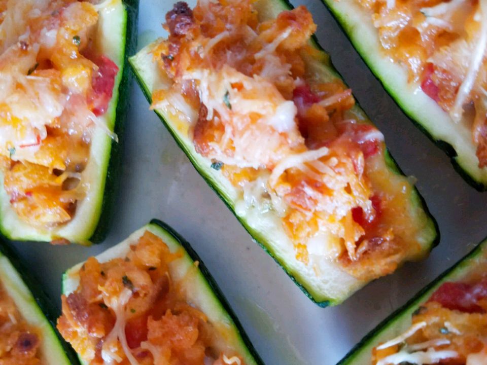 Stuffed Zucchini Boats Recipe