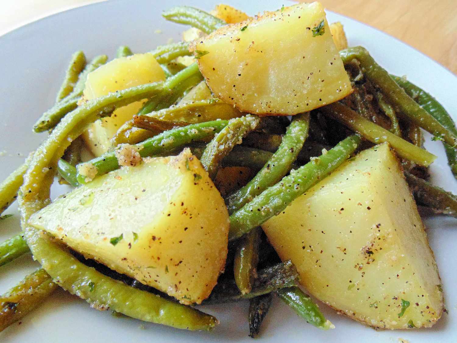 Roasted Green Beans and Baby Red Potatoes Recipe