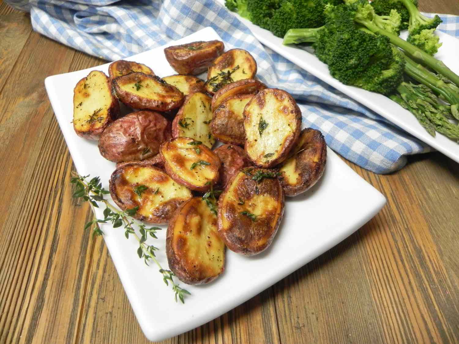 Air Fryer Lemon-Thyme Baby Red Potatoes Recipe